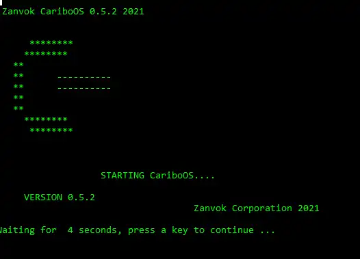 Download web tool or web app CariboOS 0.5.2