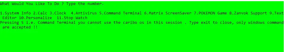 Download web tool or web app CariboOS 0.5.2