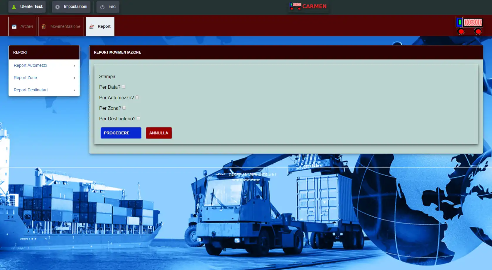 Download web tool or web app Carmen Logistica Minimale