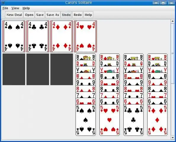 Download webtool of web-app Carols Solitaire om online in Linux te draaien