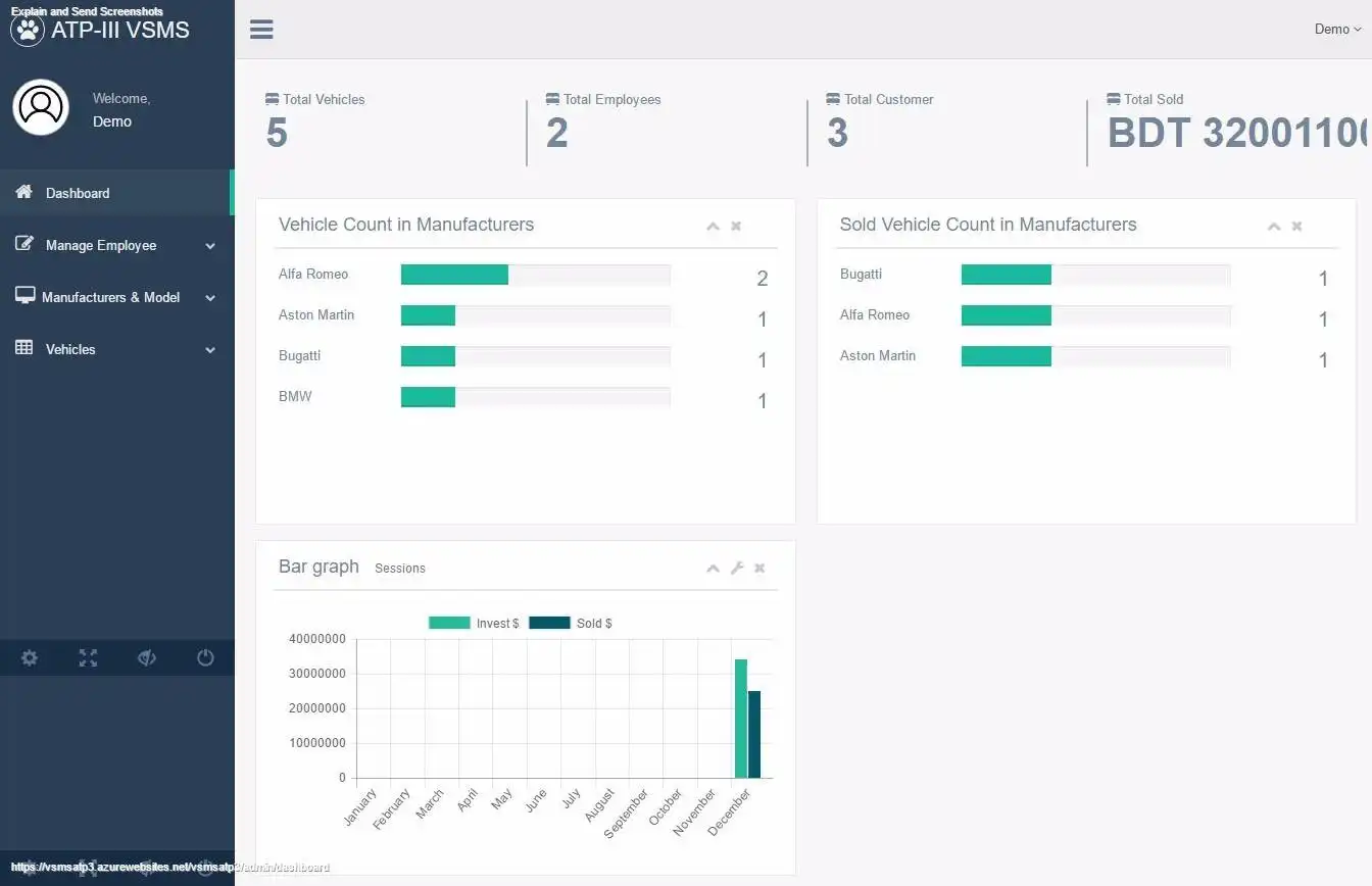 Download web tool or web app Car Sales Management System in Codeignit