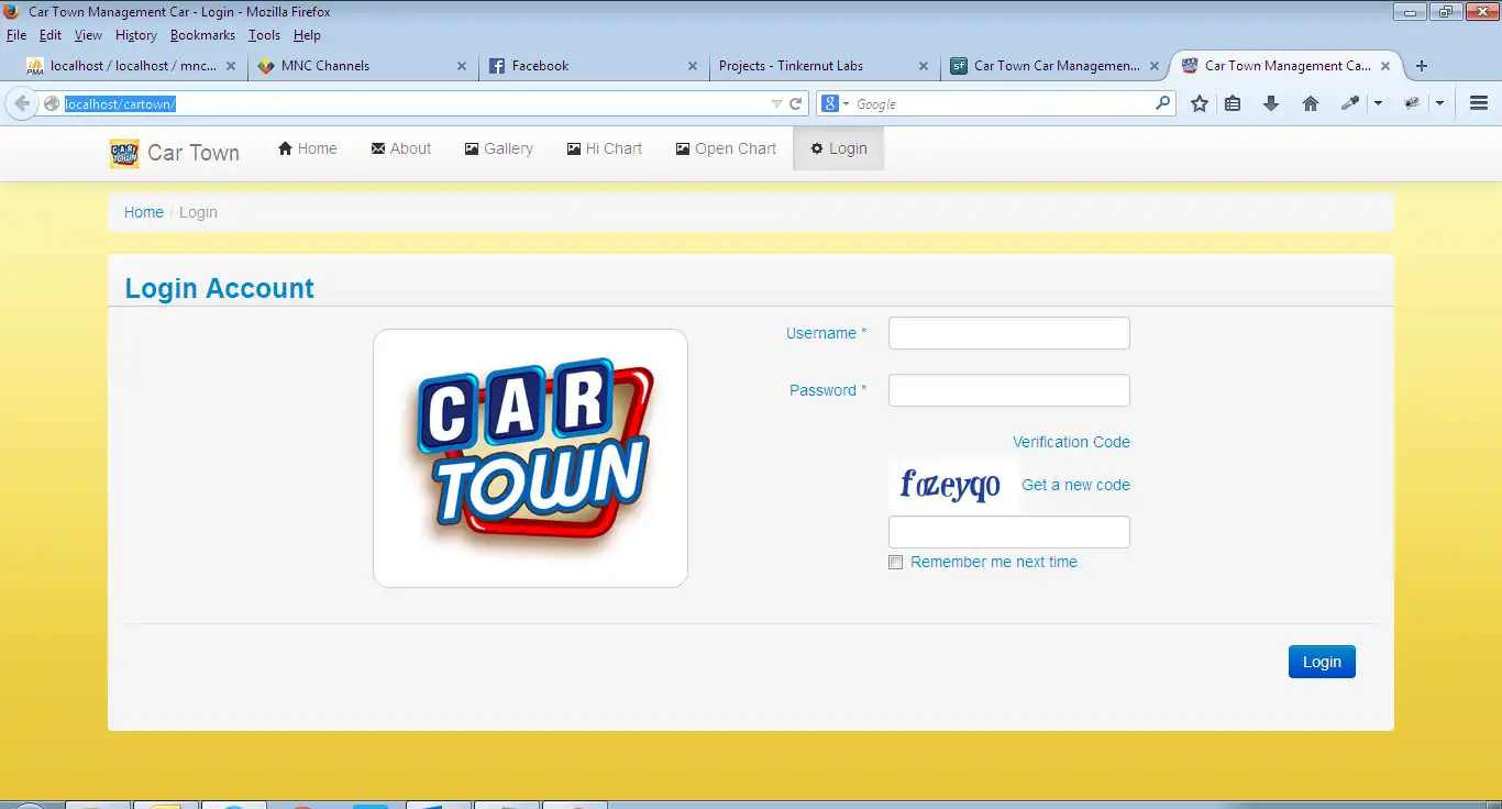 Download web tool or web app Car Town Car Management System