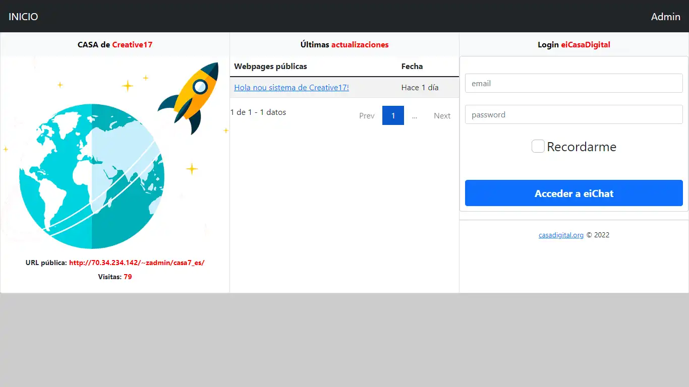 Download web tool or web app casadigital-org