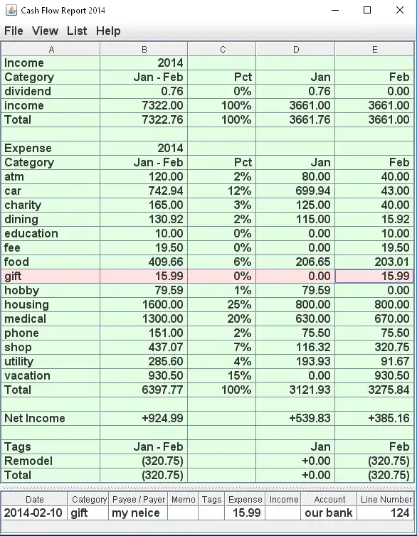 Download webtool of webapp Cash Flow