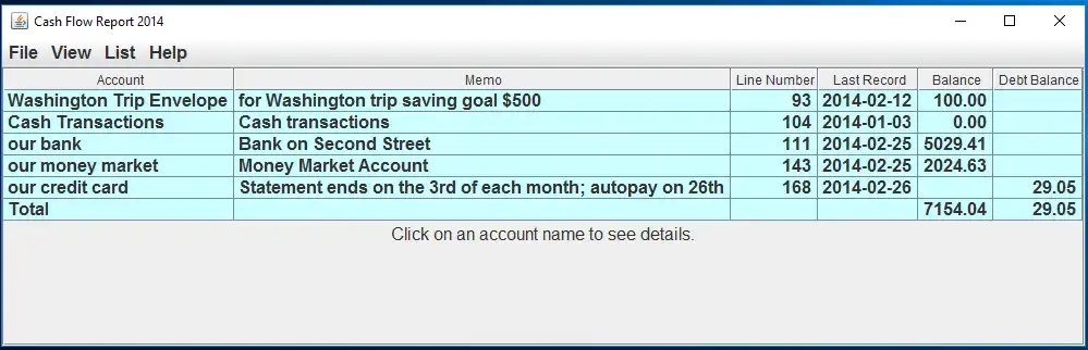 ดาวน์โหลดเครื่องมือเว็บหรือเว็บแอป Cash Flow