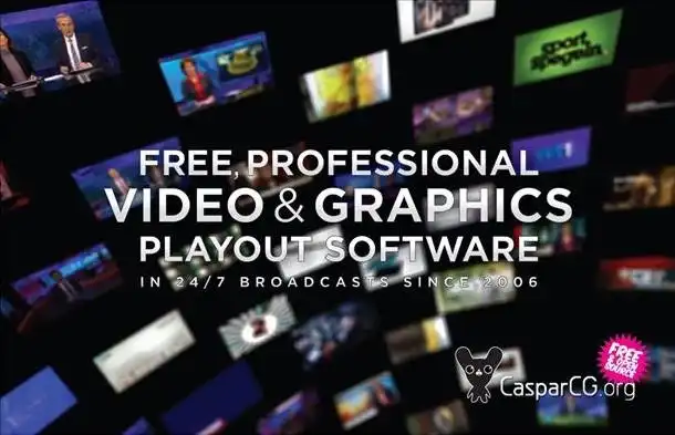 Download web tool or web app CasparCG: Pro Video  Graphics Play-Out