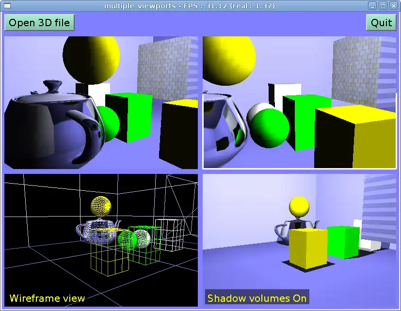 Muat turun alat web atau aplikasi web Castle Game Engine untuk dijalankan dalam Windows dalam talian melalui Linux dalam talian