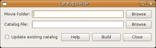 הורד כלי אינטרנט או אפליקציית אינטרנט Catalog Builder להפעלה ב-Windows באופן מקוון דרך לינוקס מקוונת