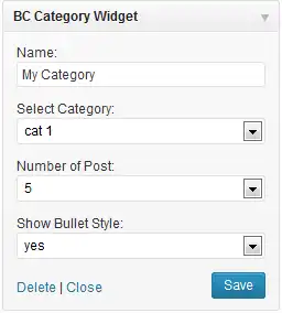 Загрузить веб-инструмент или веб-приложение Виджет категории