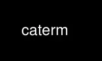 ແລ່ນ catterm ໃນ OnWorks ຜູ້ໃຫ້ບໍລິການໂຮດຕິ້ງຟຣີຜ່ານ Ubuntu Online, Fedora Online, Windows online emulator ຫຼື MAC OS online emulator