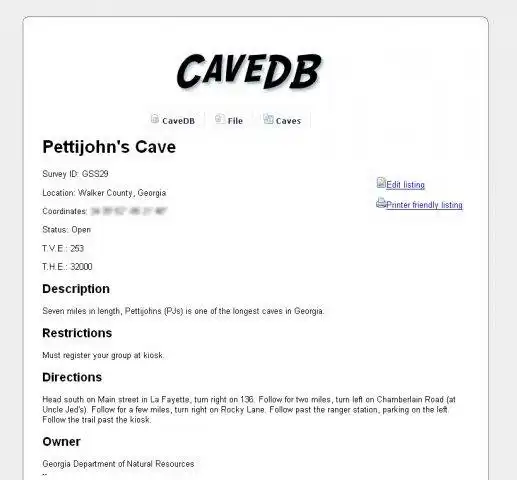Download web tool or web app cavedb to run in Linux online