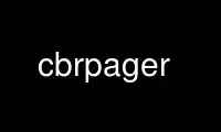 Run cbrpager in OnWorks free hosting provider over Ubuntu Online, Fedora Online, Windows online emulator or MAC OS online emulator