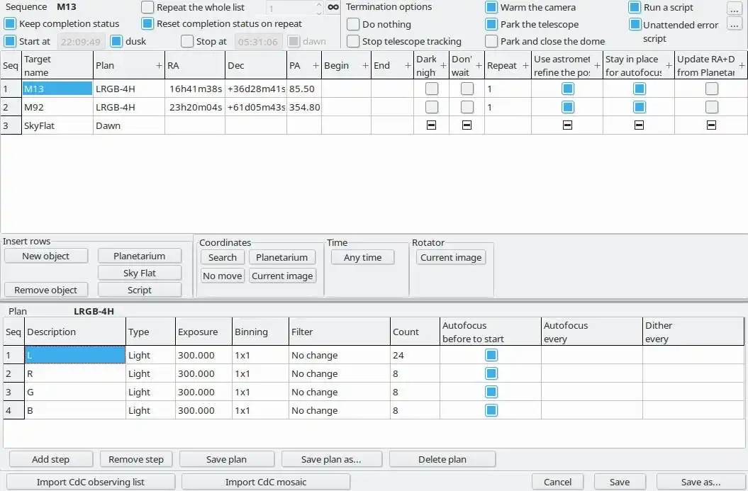 Download web tool or web app CCDciel