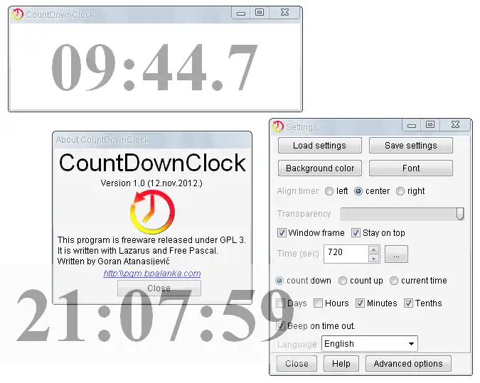 Download web tool or web app cdclock