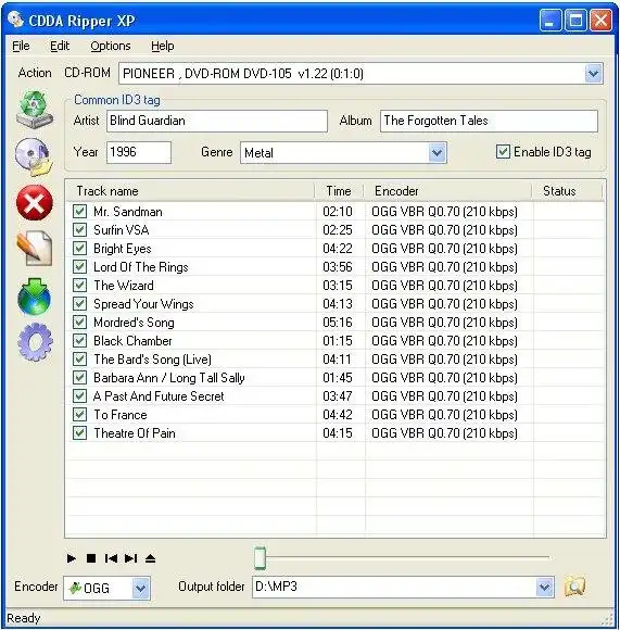 Download webtool of webapp CDDA Ripper XP