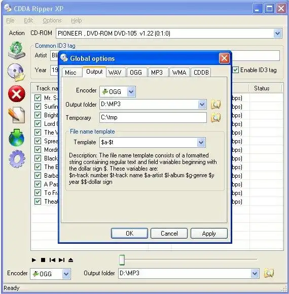 Download webtool of webapp CDDA Ripper XP