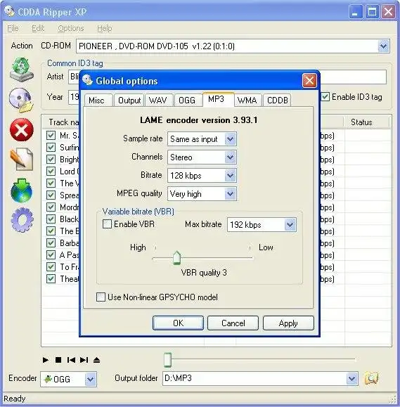 下载网络工具或网络应用程序 CDDA Ripper XP