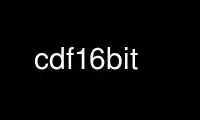 Execute cdf16bit no provedor de hospedagem gratuita OnWorks no Ubuntu Online, Fedora Online, emulador online do Windows ou emulador online do MAC OS