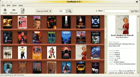 Download web tool or web app CeeMedia Movie Catalog