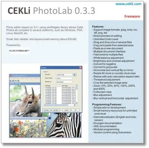Laden Sie das Web-Tool oder die Web-App Cekli Photolab herunter