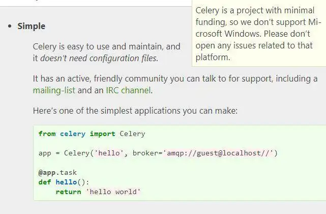 Download webtool of webapp Celery