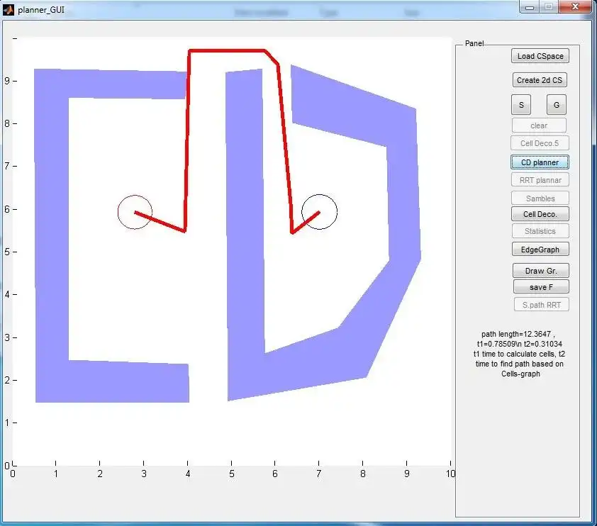 Download web tool or web app Cell decomposition, motion planning