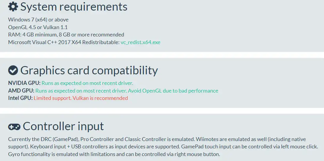 Mag-download ng web tool o web app na Cemu Wii U emulator