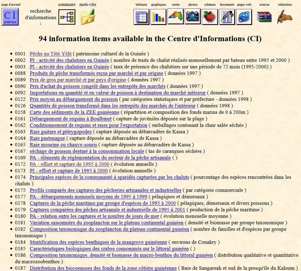 Télécharger l'outil web ou l'application web Centre d'informations (CI)