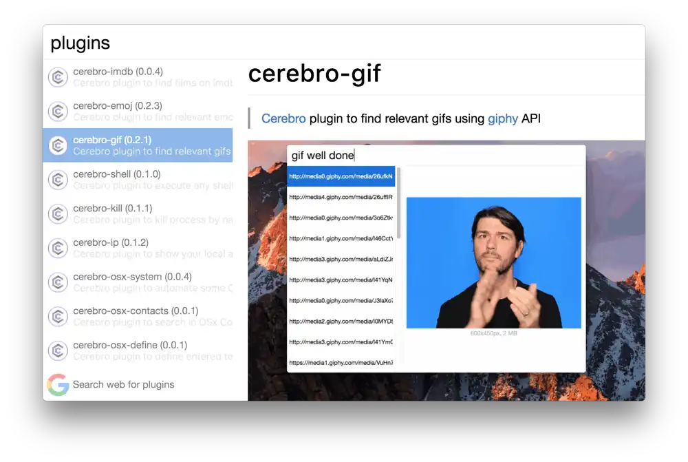 Download web tool or web app Cerebro