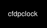 Run cfdpclock in OnWorks free hosting provider over Ubuntu Online, Fedora Online, Windows online emulator or MAC OS online emulator