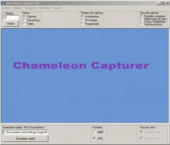 ดาวน์โหลดเครื่องมือเว็บหรือเว็บแอป Chameleon Capturer