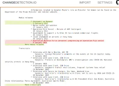 Mag-download ng web tool o web app na changeetection.io