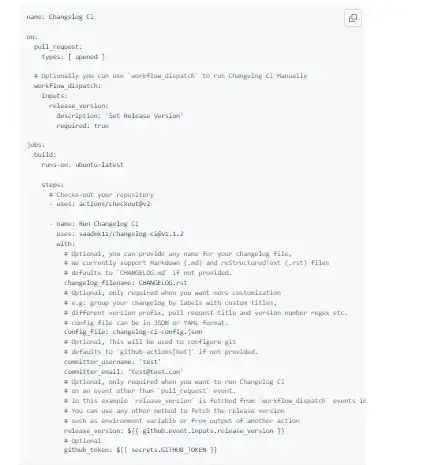 Download web tool or web app Changelog CI