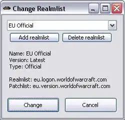 Download web tool or web app Change Realmlist to run in Windows online over Linux online