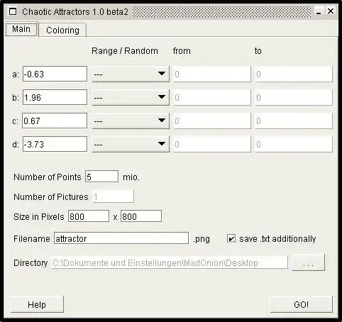 Download web tool or web app Chaotic Attractors to run in Linux online