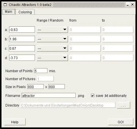 Download web tool or web app Chaotic Attractors to run in Windows online over Linux online