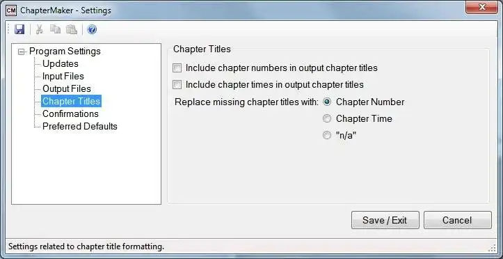 Download web tool or web app ChapterMaker
