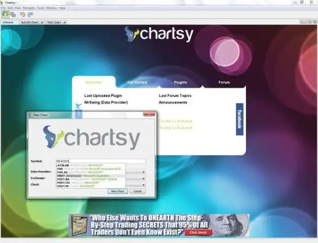 Download web tool or web app Chartsy