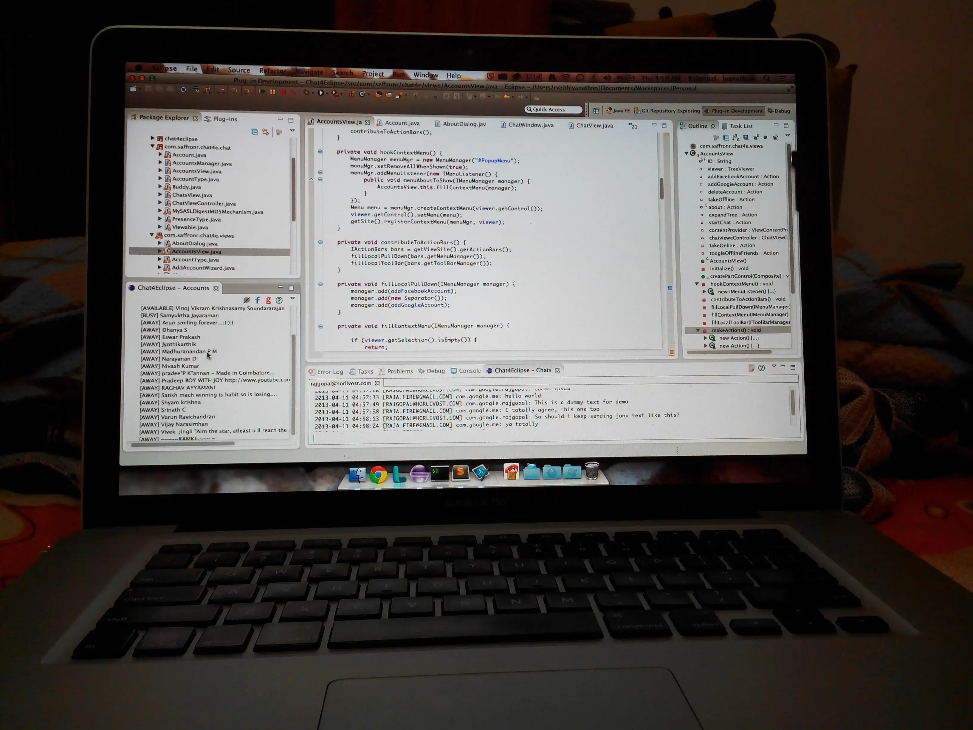 Download web tool or web app Chat4Eclipse - Chat Plugin for Eclipse