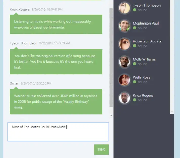 Download web tool or web app chat.io