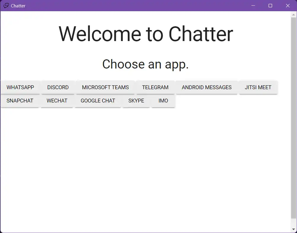 Laden Sie das Web-Tool oder die Web-App Chatter herunter