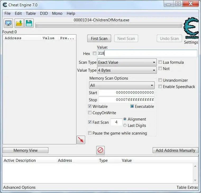 Download web tool or web app Cheat Engine