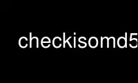 Run checkisomd5 in OnWorks free hosting provider over Ubuntu Online, Fedora Online, Windows online emulator or MAC OS online emulator