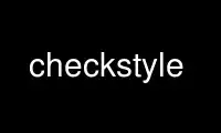 Uruchom checkstyle w darmowym dostawcy hostingu OnWorks przez Ubuntu Online, Fedora Online, emulator online Windows lub emulator online MAC OS
