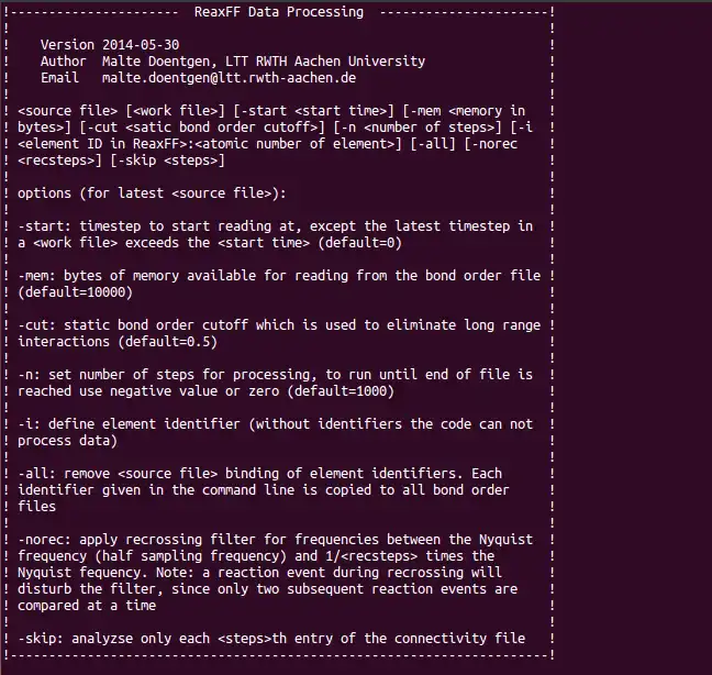 Download webtool of webapp Chemical Trajectory Analyzer