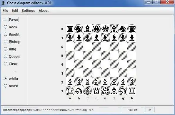 Download web tool or web app Chess Diagram Editor