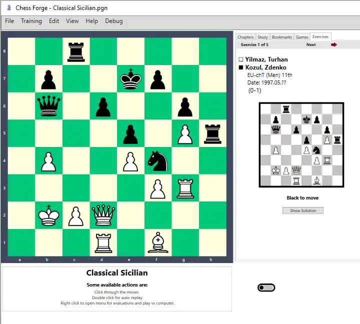 下载网络工具或网络应用程序 ChessForge