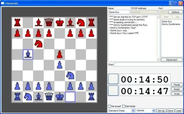 Загрузите веб-инструмент или веб-приложение chessnuts