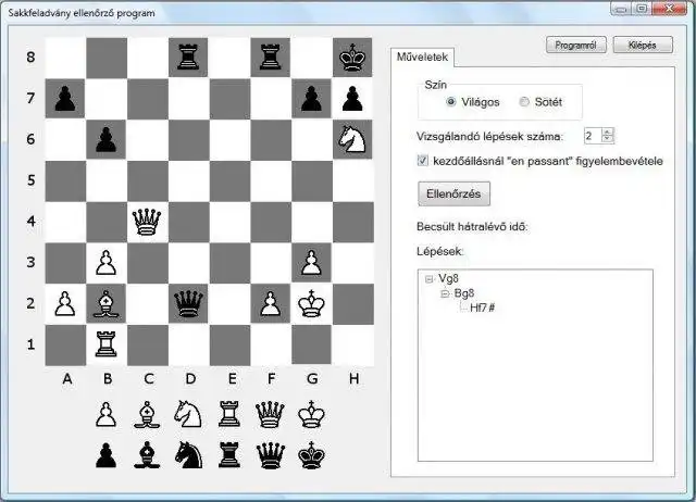 Download web tool or web app Chess problem solver