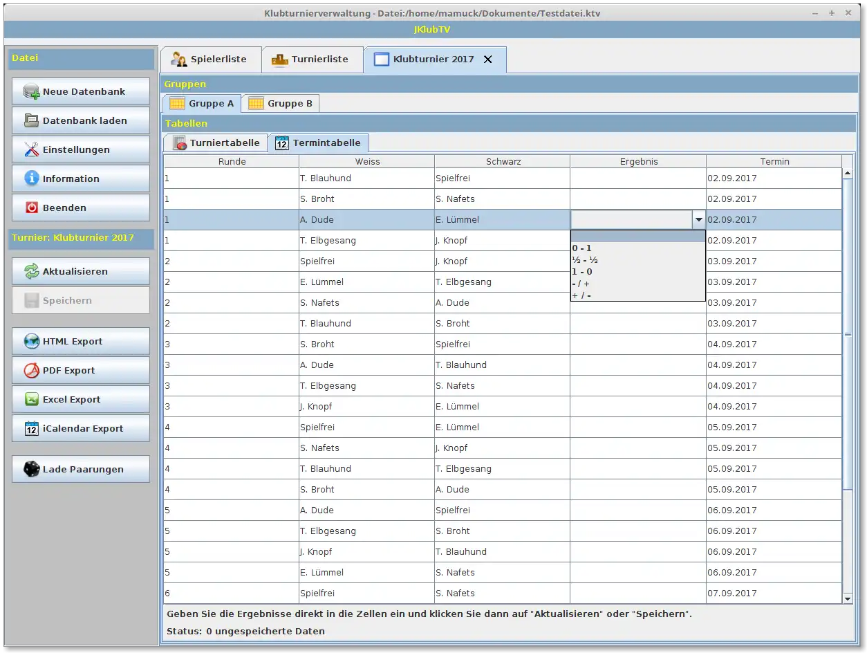 Mag-download ng web tool o web app Chess Round Robin Manager